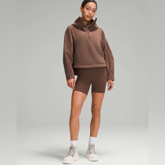 Lululemon Looped Terry Fleece Half-Zip Hoodie - Picture 3 of 15